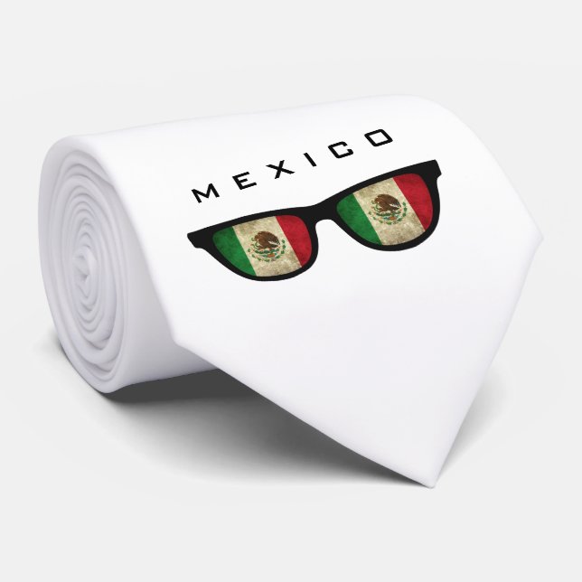 Mexico Shades texte et cravate couleur personnalis (Roulé)