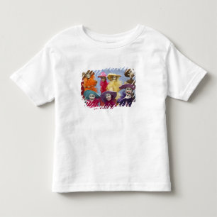 Mexico. Skeletal Catrinas, figures celebrating Toddler T-shirt