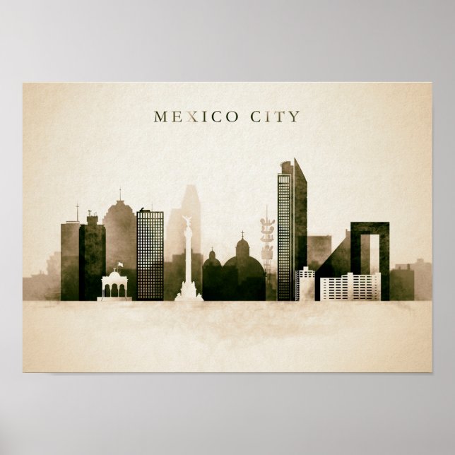 Mexico skyline poster (Front)