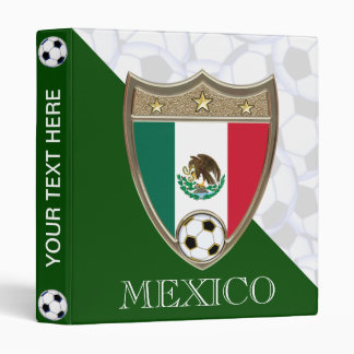 Mexico Soccer 1" Binder