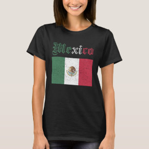 Mexico Soccer Futbol Camisa Retro Vintage Style T-Shirt