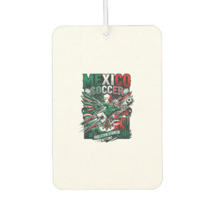 Mexico Soccer Skeleton Striker Nations Premium Spo Air Freshener