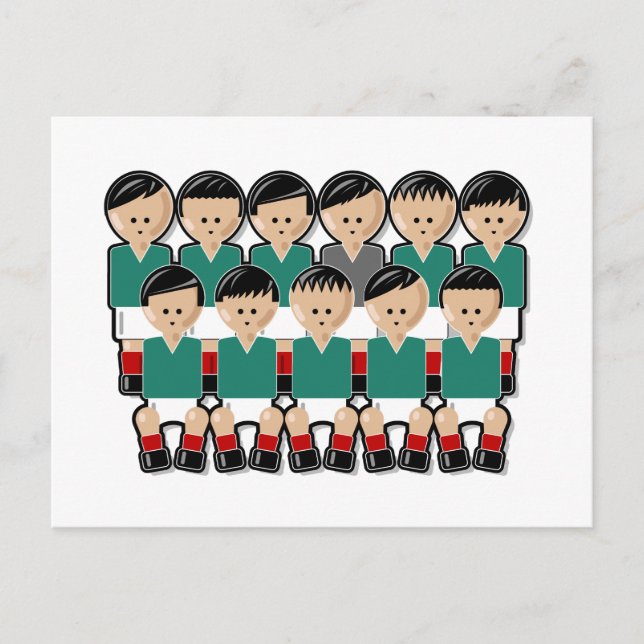 Mexico soccer team.ai postcard (Front)