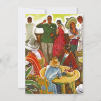 Mexico South of the Border Blank Party Invitations