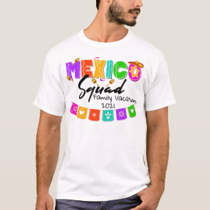 Mexico Squad Colour Group Matching Custom T-Shirt