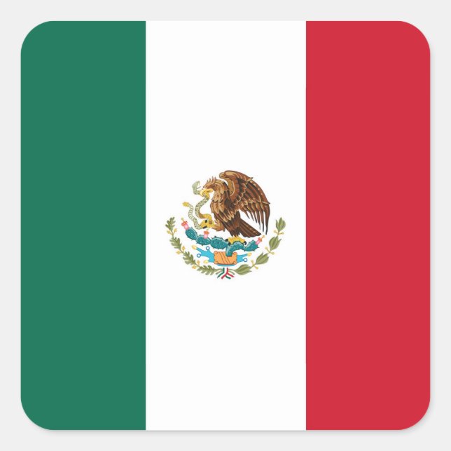 MEXICO SQUARE STICKER (Front)
