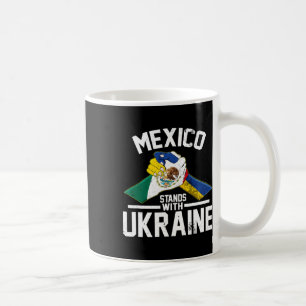 Mexico Stands With Ukraine Ukrainian Flag  Coffee Mug