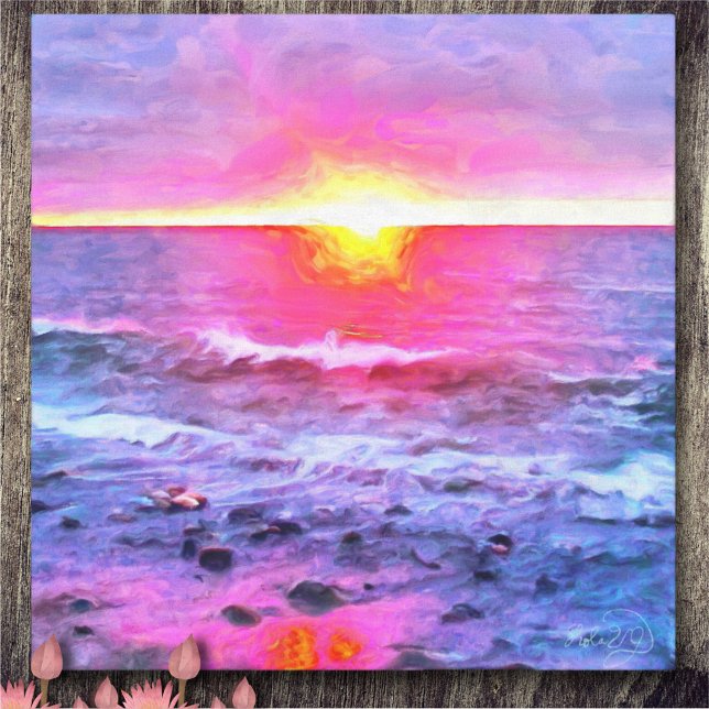 Mexico Sunset 0909 Art Canvas Print (Creator Uploaded)