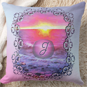 Mexico Sunset 0909 Throw Pillow
