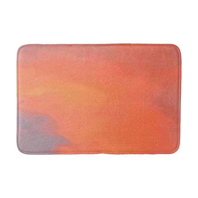 Mexico Sunset Colours Bath Mat (Front)