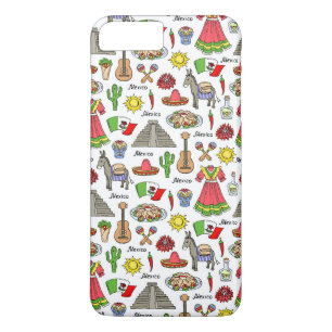 Mexico Symbols Pattern Case-Mate iPhone Case