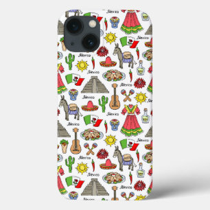 Mexico   Symbols Pattern iPhone 13 Case