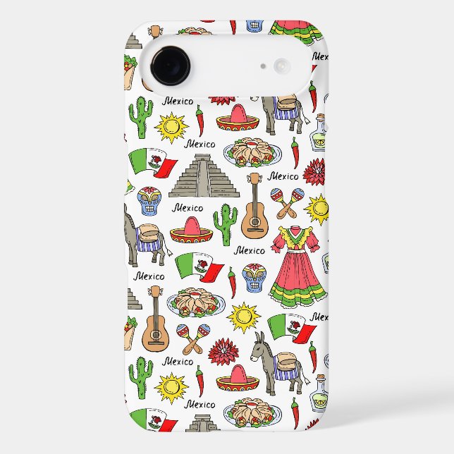 Mexico | Symbols Pattern Case-Mate iPhone Case (Back)