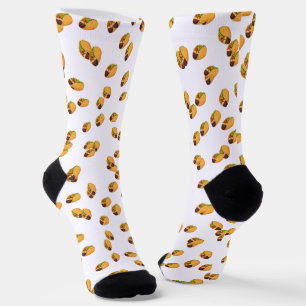 Mexico Taco Lover Pattern Socks