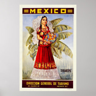 Mexico Tehuantepec Poster