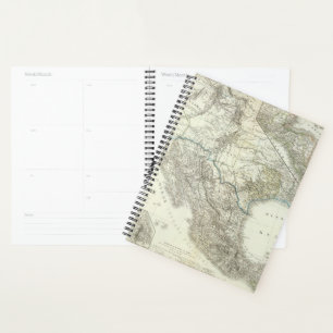 Mexico, Texas, Californien, C America Planner