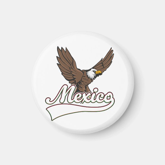 Mexico Travel logo Magnet (Front)
