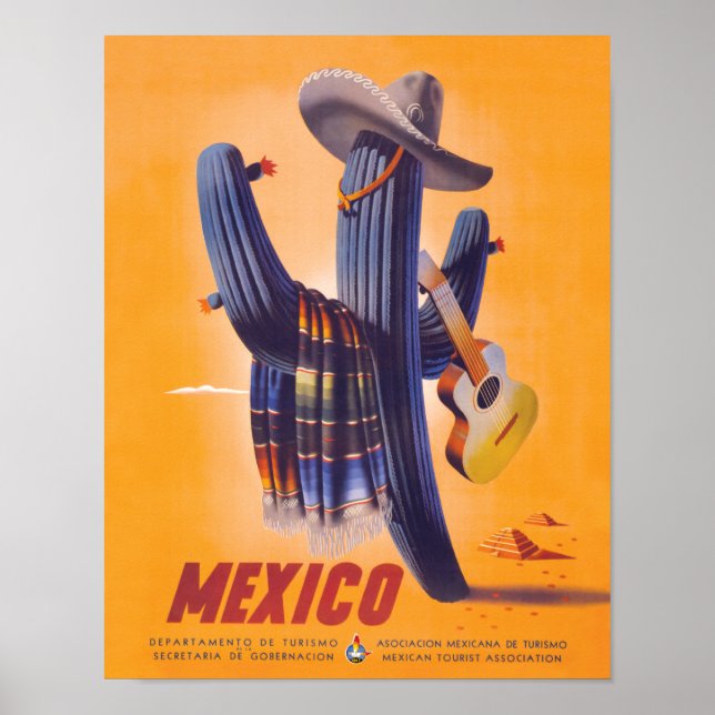 Mexico Travel Poster 1 (Front)