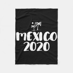 Mexico Vacation Trip Fleece Blanket