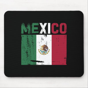 Mexico Vintage Mexican Flag Pride Hat Jersey 3 Mouse Pad