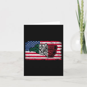 Mexico Vintage Mexican Flag Pride Hecho En Mexico Card