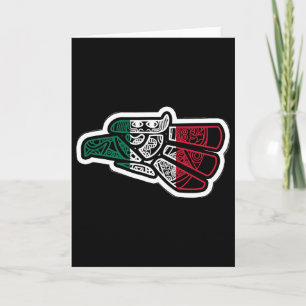 Mexico Vintage Mexican Flag Pride Hecho En Mexico Card