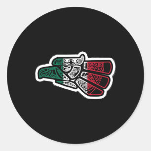 Mexico Vintage Mexican Flag Pride Hecho En Mexico Classic Round Sticker