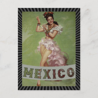 Mexico Vintage Travel Postcard