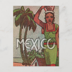 Mexico vintage travel postcard