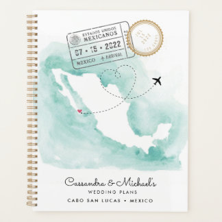 Mexico Watercolor Map | Cabo | Destination Wedding Planner