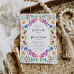 Mexico Wedding Invitation<br><div class="desc">A Colourful Watercolor Floral Mexican Theme Wedding Invitation. Matching items in our store Cava Party Design</div>