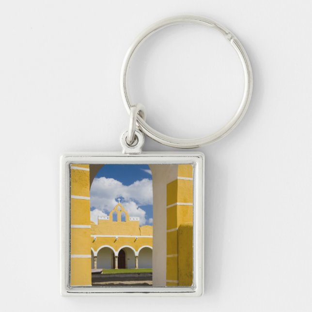 Mexico, Yucatan, Izamal. The Franciscan Convent 2 Keychain (Front)