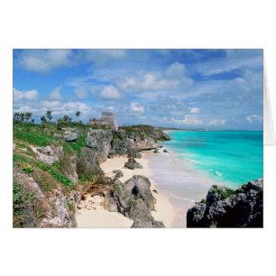 Mexico, Yucatan, Peninsula, Ruins Of Tulum, Mayan