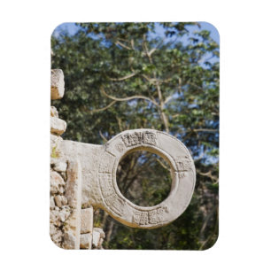 Mexico, Yucatan, Uxmal. Uxmal, a large Magnet