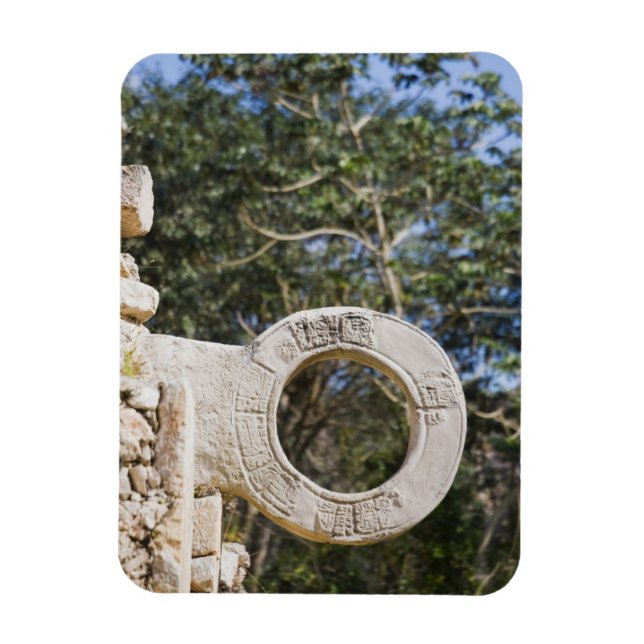Mexico, Yucatan, Uxmal. Uxmal, a large Magnet (Vertical)