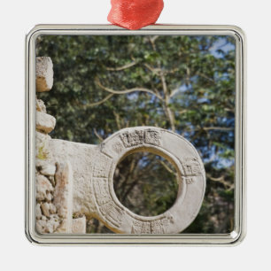 Mexico, Yucatan, Uxmal. Uxmal, a large Metal Ornament