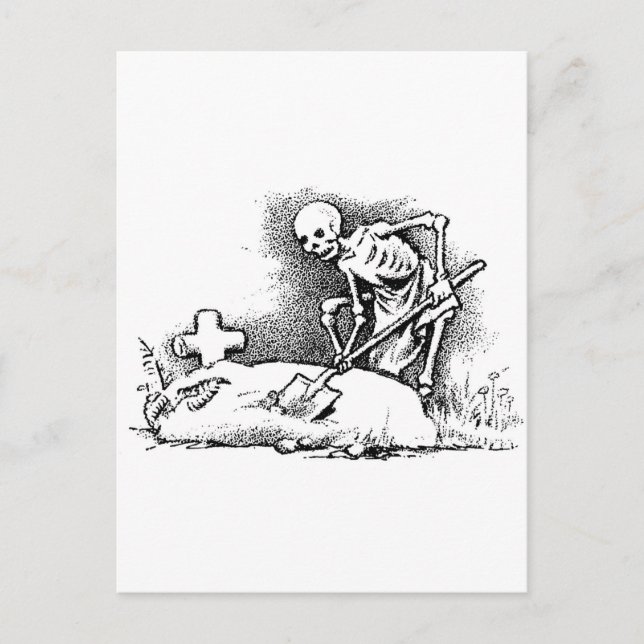 Mexico's "Day of the Dead" circa 1949 Postcard (Front)