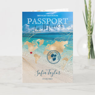 Mexique 60 et fabuleuse carte de passeport d'anniv