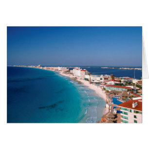 Mexique, Cancun, Vue Aérienne Des Hôtels