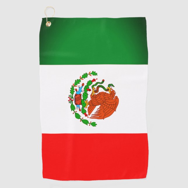 Mexique Drapeau serviette de golf (Devant)