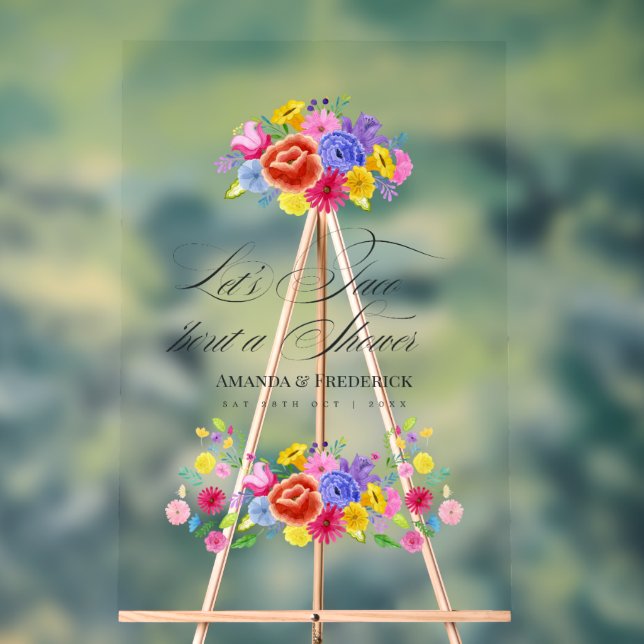 Mexique Fiesta Taco 'à propos de l'amour Douche Bi (Neutre)