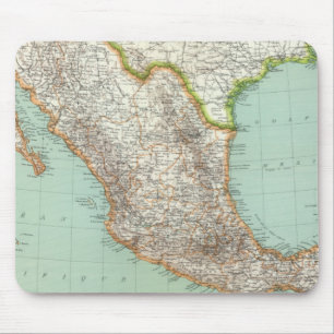 Mexique - Map of Mexico Mouse Pad