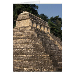 Mexique, province de Chiapas, Palenque. Temple de
