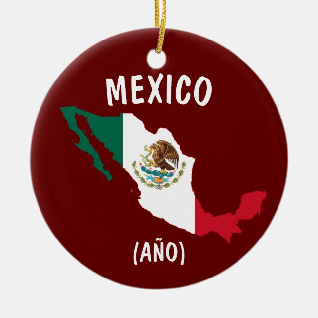 Mexique Trip ornement de Noël (Devant)
