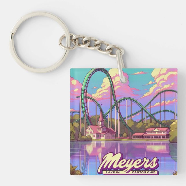Meyers lake amusement park keychain (Front)