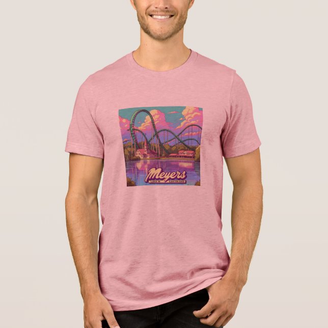 Meyers lake amusement park Tri-Blend shirt (Front)