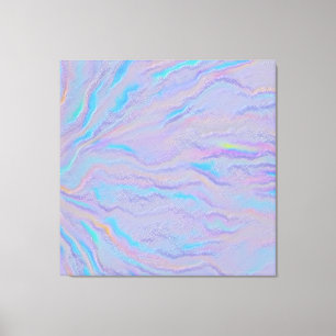 Mezmerizing Iridescent Stone Canvas Print