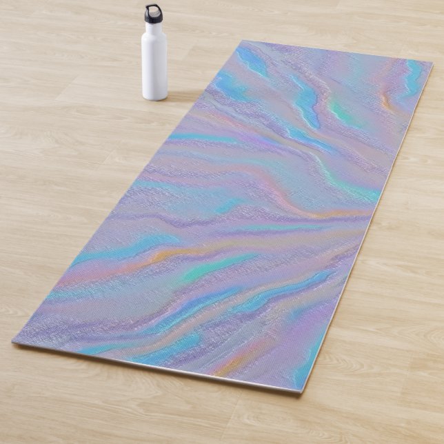 Mezmerizing Iridescent Stone Yoga Mat (In Situ)