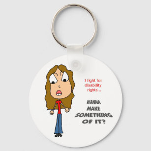 MFH2: I FIGHT FOR DISABILITY RIGHTS KEYCHAIN