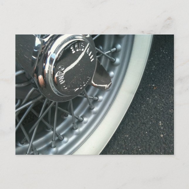 MG 1600 Wheel Postcard (Front)